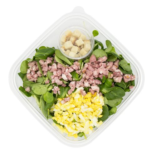 35 Nüssli-Salat mit Speck & Ei