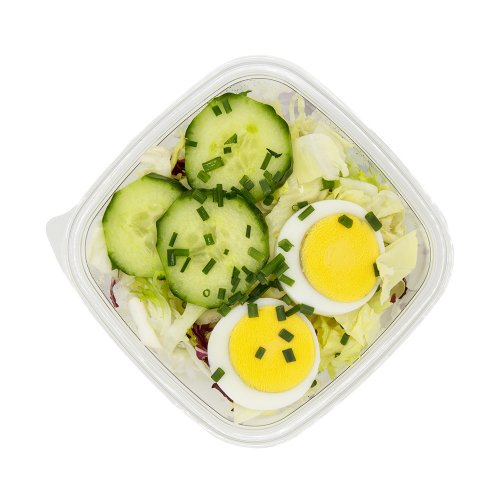 91 Grüner Salat mit Gurken & Ei