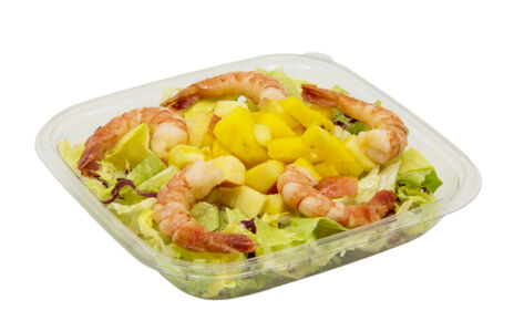 20 Saisonsalat mit Crevetten, 1.6.-31.7.