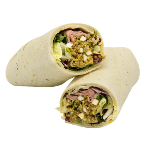 150 Wrap mit Bärner Quinoa & Roastbeef