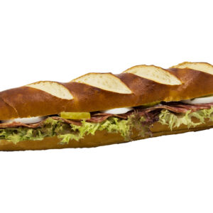 607 Laugensandwich mit Salami