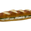 608 Laugensandwich mit Kräuterfrischkäse